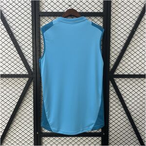 Mens Flamengo Blue Training Kit Singlet Kits Jersey 2025/26 front view on display
