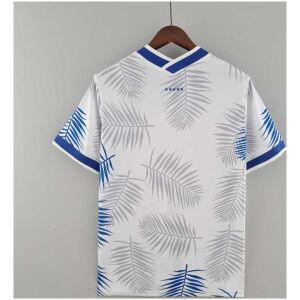 Mens World Cup Brazil classic white Jersey 2022 back view detail