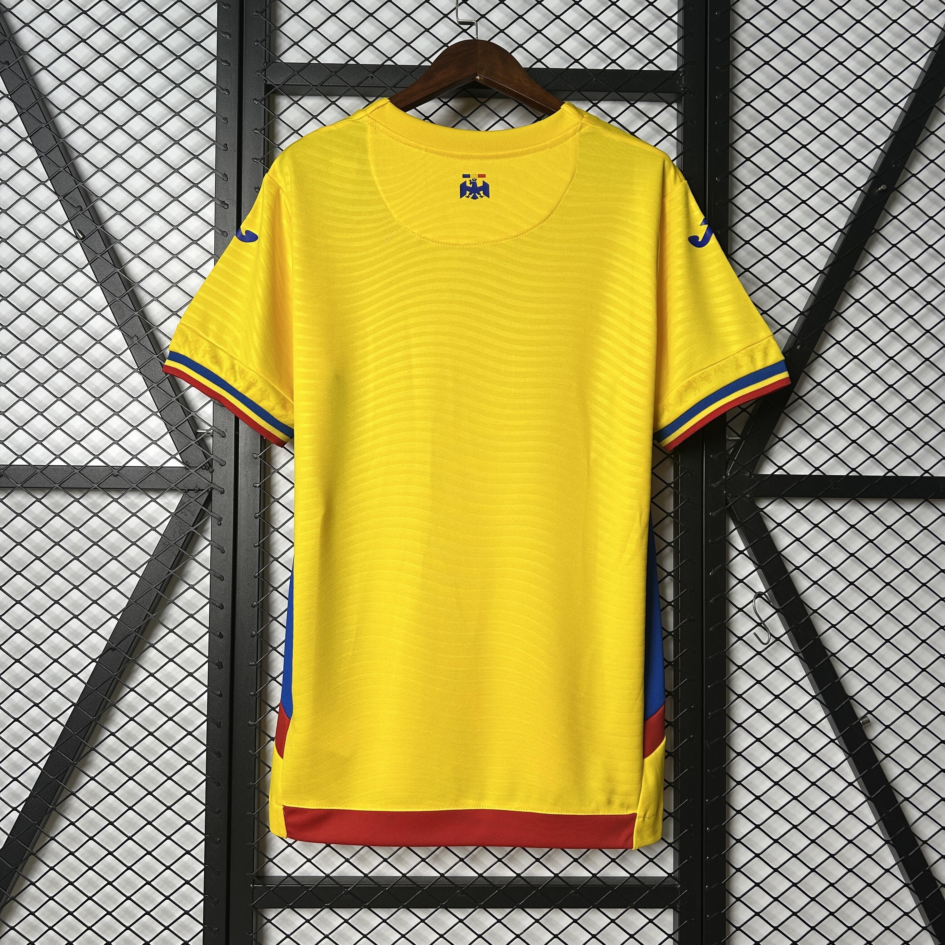 Mens Romania Home Jersey 2025 Mens Romania Home Jersey 2025 rear view showing authentic team styling
