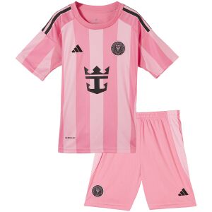 Kids Inter Miami CF Home Kit 2025 rear view of shirt and shorts