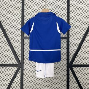 Kids World Cup Brazil Retro Away Kit 2002 back view detail