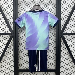 Kids Arsenal Third Kit 2024/25 back view detail