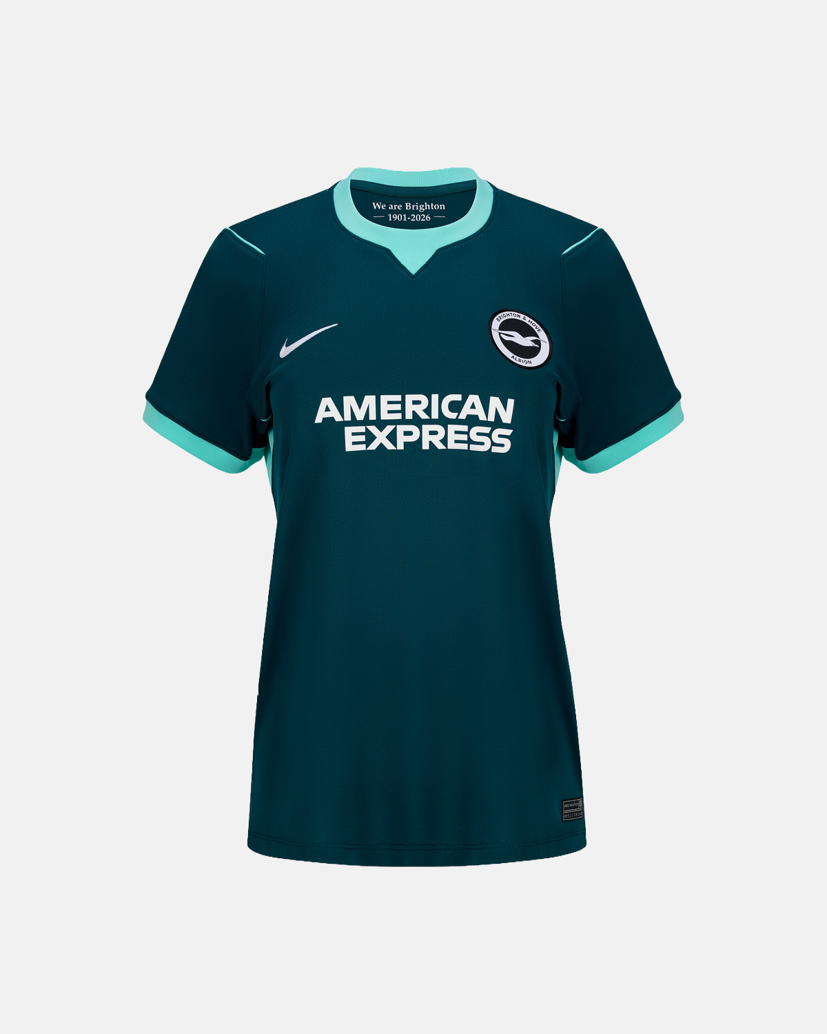 Womens Brighton & Hove Albion Third Jersey 2026/27 Womens Brighton & Hove Albion third jersey 2026/27 with dark teal dot texture