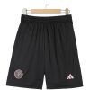 Inter Miami CF away shorts 2025 black with pale pink crest front view