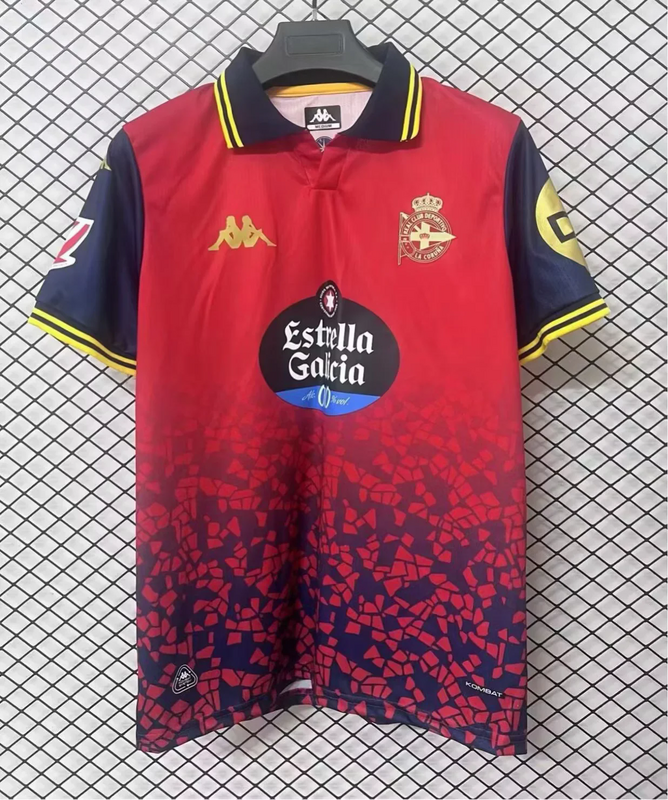 Mens Deportivo de La Coruna Away Jersey 2025/26 Mens Deportivo de La Coruna Away Jersey 2025/26 front view on display