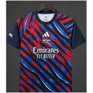 Mens Arsenal Pre-Match Jersey Navy Blue Brushstroke 2026/27 Mens Arsenal Pre-Match Jersey Navy Blue Brushstroke 2026/27