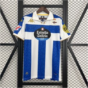 Mens Deportivo de La Coruna Home Jersey 2025/26 front view on display