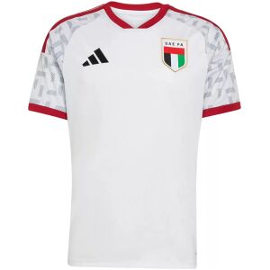 Mens United Arab Emirates World Cup Home Jersey 2026 white shirt front view with patterned sleeves