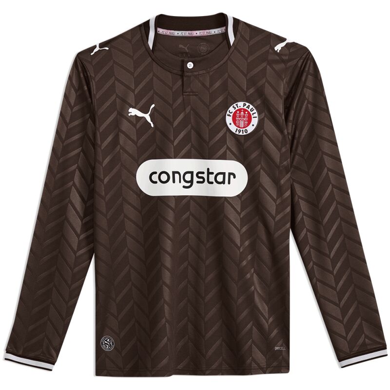 Mens FC St. Pauli Home Long Sleeve Jersey 2026/27