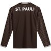 Mens FC St. Pauli Home Long Sleeve Jersey 2026/27 rear view showing matching team styling