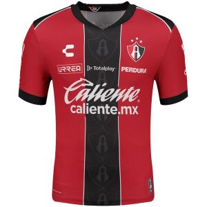 Mens Atlas de Guadalajara home jersey red shirt with black stripe front view