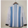 Mens Argentina 2 stars s Long Sleeve Home Jersey 2022 back view detail