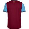 Mens West Ham United Home Jersey 2026/27 claret shirt back view with golden crossed hammers