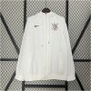 Mens Corinthians White Windbreaker 2024/25 front view on display