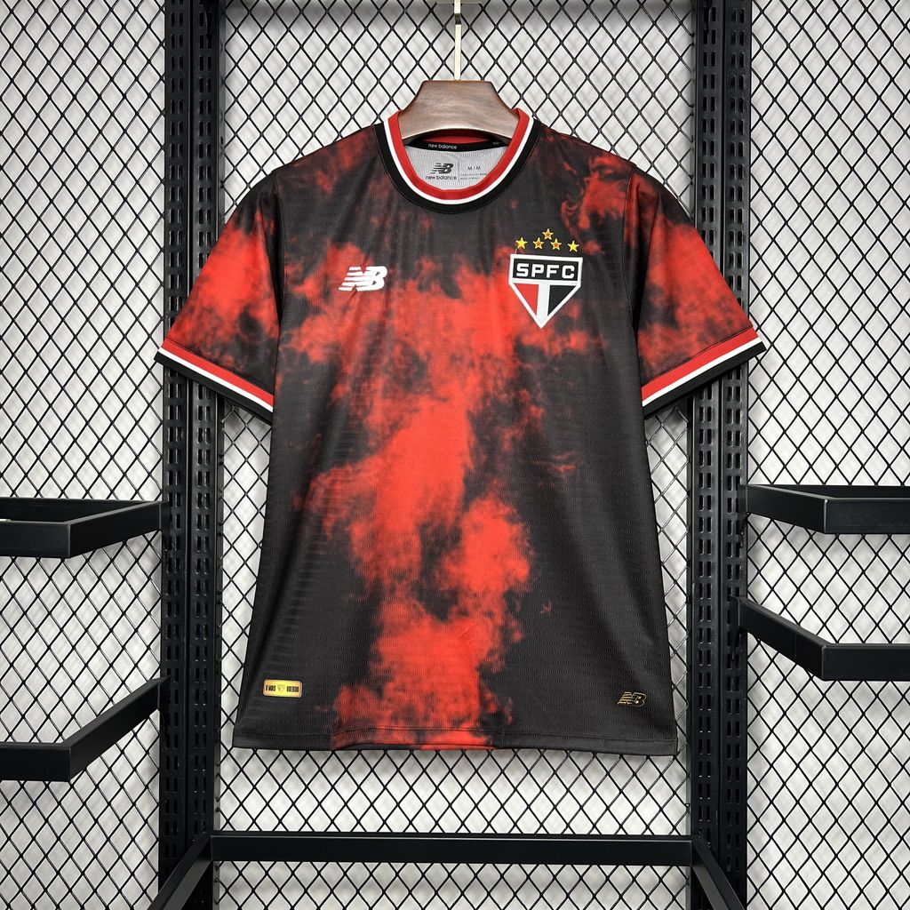 Mens Sao Paulo Third Jersey 2024/25 Mens Sao Paulo Third Jersey 2024/25 front view on display