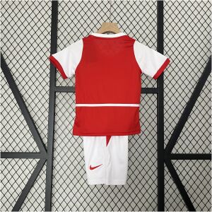 Kids Arsenal Retro Home Kit 2002/04 back view detail