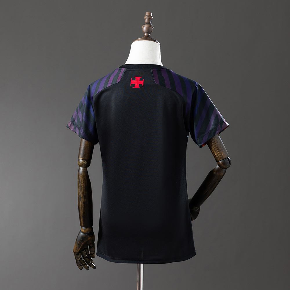 Womens Vasco da Gama amisa 2 CR/Black Pre-Match Jersey 2024/25 Womens Vasco da Gama amisa 2 CR/Black Pre-Match Jersey 2024/25 rear view showing matching team styling