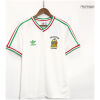 Mens Mexico White Retro Jersey 1985 white shirt front view