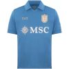 Mens Napoli Home Jersey 2026/27 azure blue shirt with gold centenary crest front view