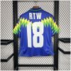 Mens Brazil Corteiz Retro Away Jersey 1995 Mens Brazil Corteiz Retro Away Jersey 1995 back view detail