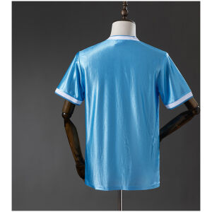 Mens Manchester City Retro Home Jersey 1986/87 back view detail