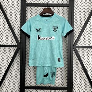 Kids Athletic Bilbao Third Kit 2025/26 front view on display