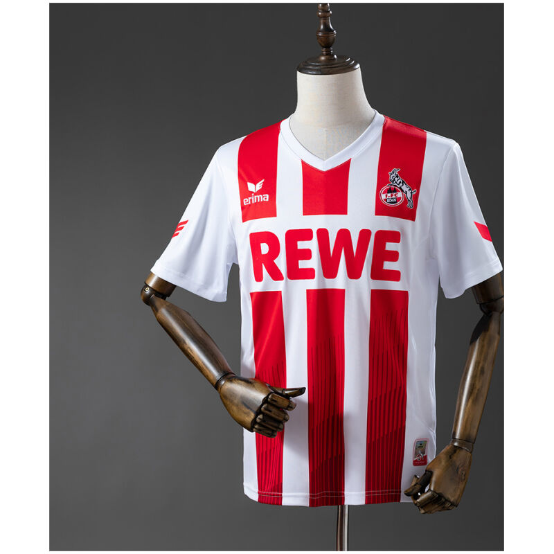 Mens FC Koln Retro Home Jersey 2016/17 Mens FC Koln Retro Home Jersey 2016/17 front view on display