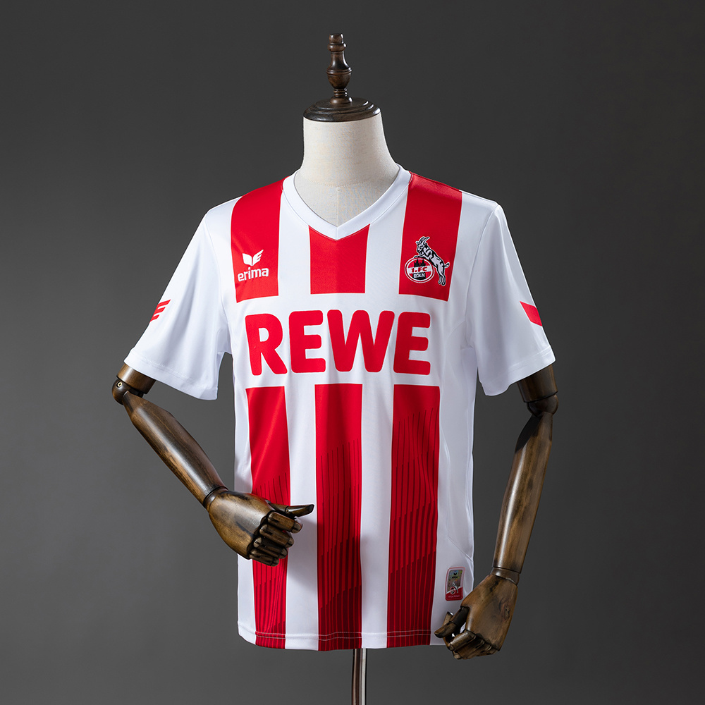 Mens FC Koln Retro Home Jersey 2016/17 Mens FC Koln Retro Home Jersey 2016/17 front view on display