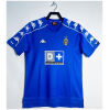 Mens Juventus Retro Away Jersey 1999/00 on hanger showing royal blue body and taped shoulders