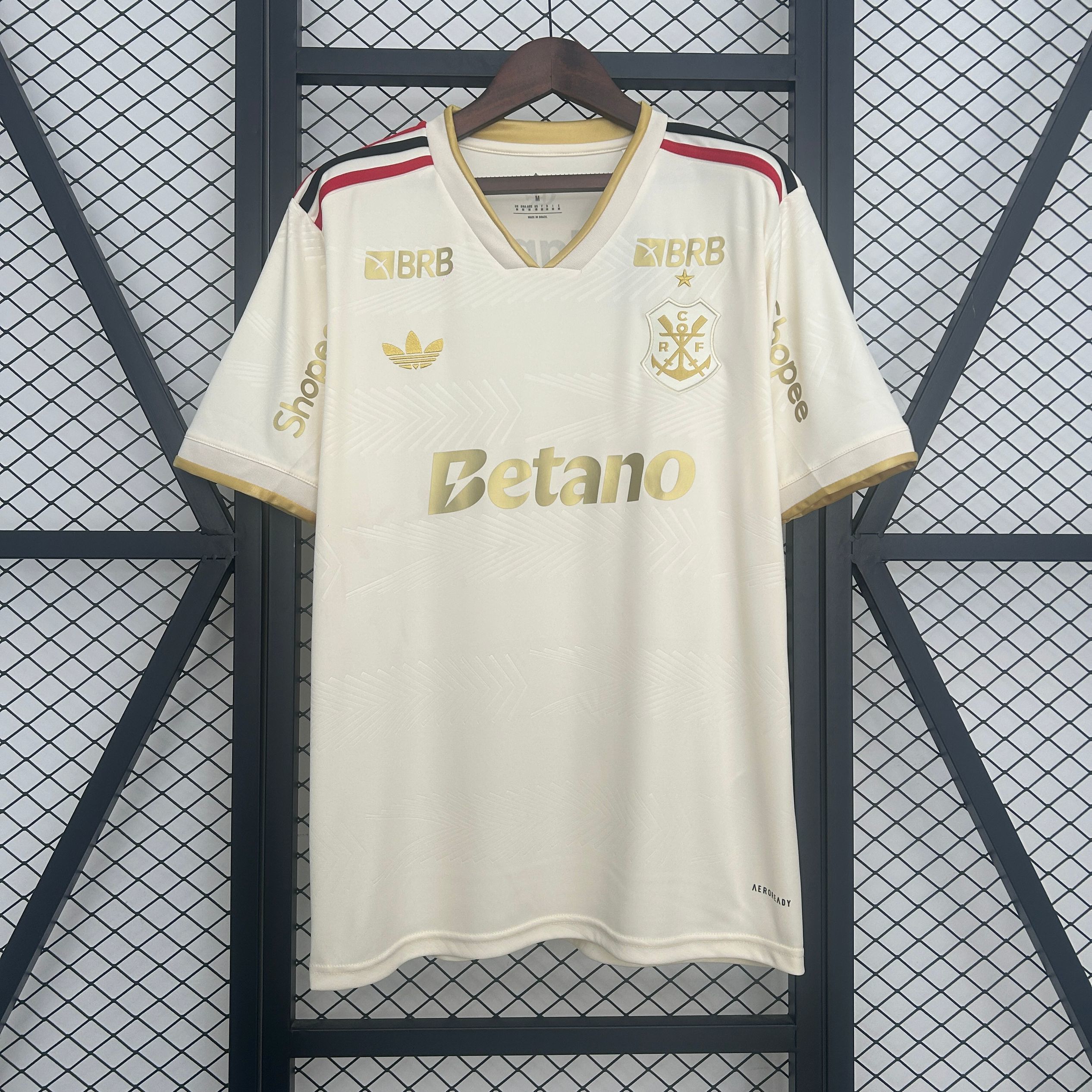 Mens Flamengo All Sponsors Third Jersey 2025/26 Mens Flamengo All Sponsors Third Jersey 2025/26 front view on display