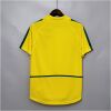 Mens World Cup Brazil Retro Home Jersey 2002 Mens World Cup Brazil Retro Home Jersey 2002 back view detail