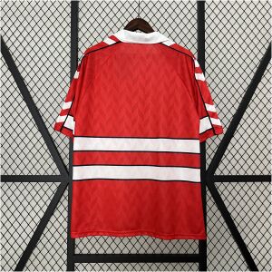 Mens Denmark Retro Home Jersey 1988 back view detail