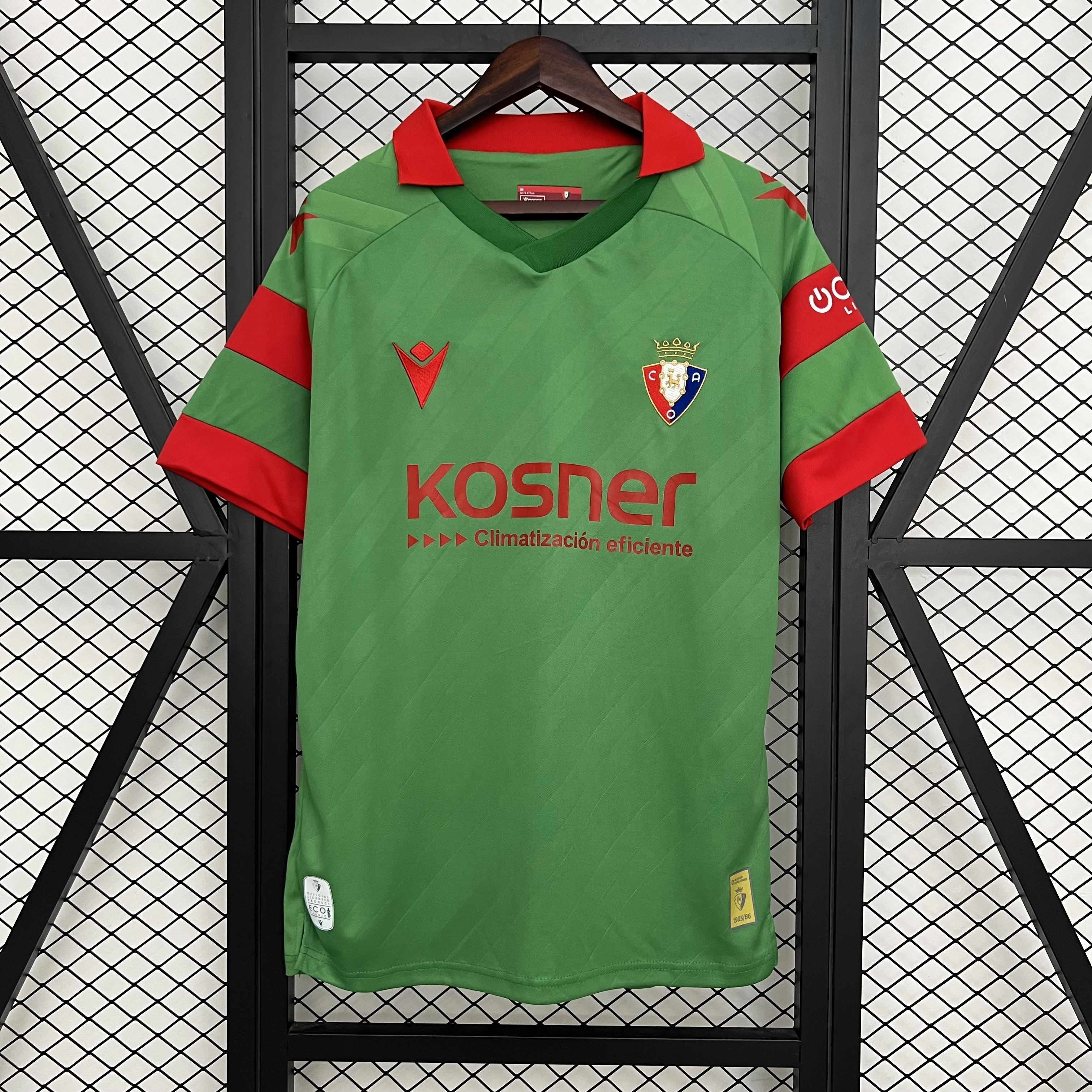 Mens Osasuna Away Jersey 2025/26 Mens Osasuna Away Jersey 2025/26 front view on display