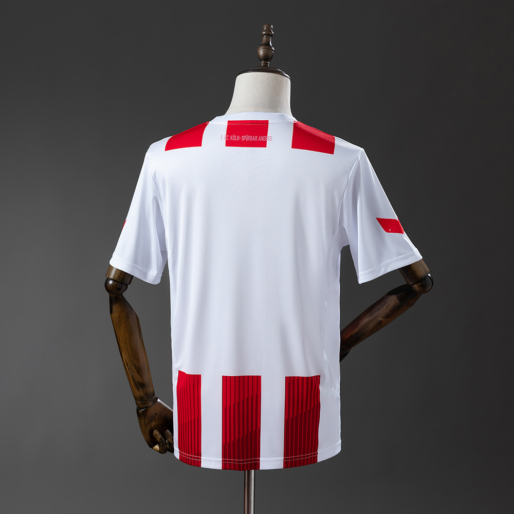 Mens FC Koln Retro Home Jersey 2016/17 Mens FC Koln Retro Home Jersey 2016/17 front view on display
