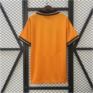 Mens Valencia orange Retro Away Jersey 1999/00 back view detail