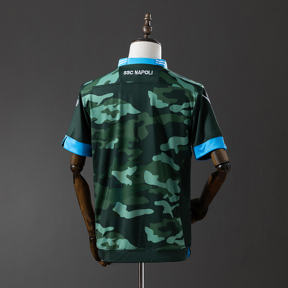 Mens Napoli Retro Home Jersey 2013/14 Mens Napoli Retro Home Jersey 2013/14 back view detail