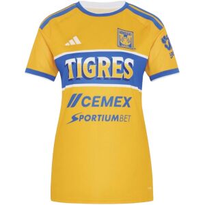 Women's Tigres UANL Home Jersey 2026/27 yellow shirt front view with blue chest bar