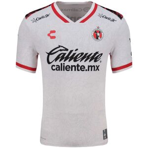 Mens Club Tijuana Away Jersey 2025/26 front view in white with illustrations