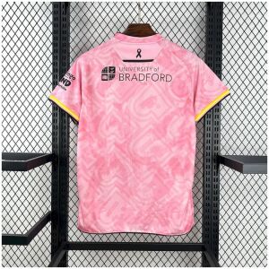 Mens Bradford City Third Jersey 2025/26 back view detail