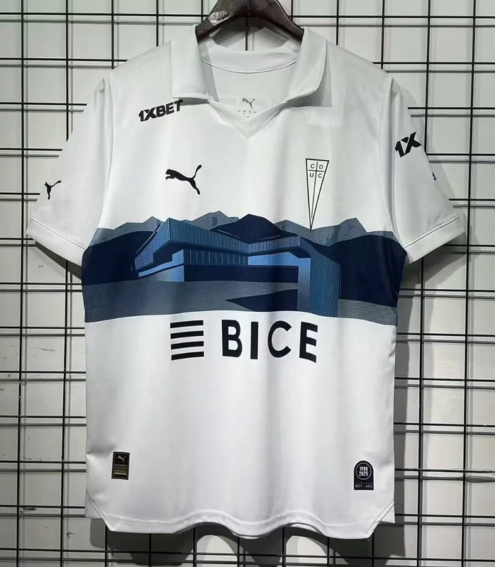 Mens Deportivo Universidad Catolica White Special Version Jersey 2025/26 Mens Deportivo Universidad Catolica White Special Version Jersey 2025/26 front view on display
