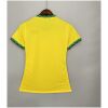 Womens Brazil Retro Home Jersey 2021 Womens Brazil Retro Home Jersey 2021 back view detail