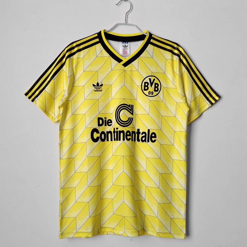 Mens Borussia Dortmund 1988 Home Retro Shirt Mens Borussia Dortmund 1988 Home Retro Shirt