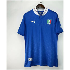 Mens Italy Retro Home Jersey 2012 front view on hanger