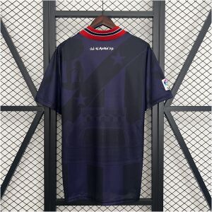 Mens Atletico Madrid Retro Third Jersey 1995/96 front view on display