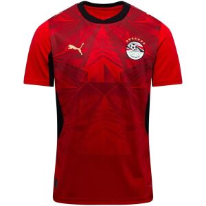 Mens Egypt World Cup Home Jersey 2026 crimson red shirt with pyramid facets front view
