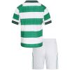 Kids Celtic Home Kit 2025/26 rear view of shirt and shorts