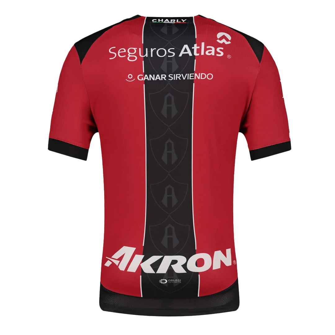 Mens Atlas de Guadalajara Home Jersey 2025/26 Mens Atlas de Guadalajara Home Jersey 2025/26 rear view showing matching team styling