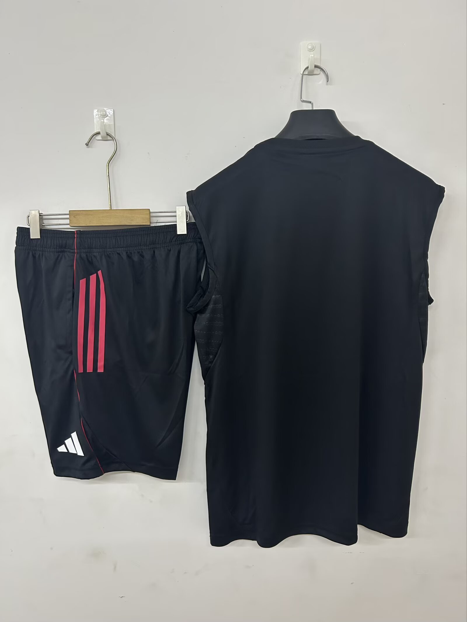 Mens Ajax black Training Kit 2025/26 Mens Ajax black Training Kit Singlet Kits Kit 2025/26 front view on display