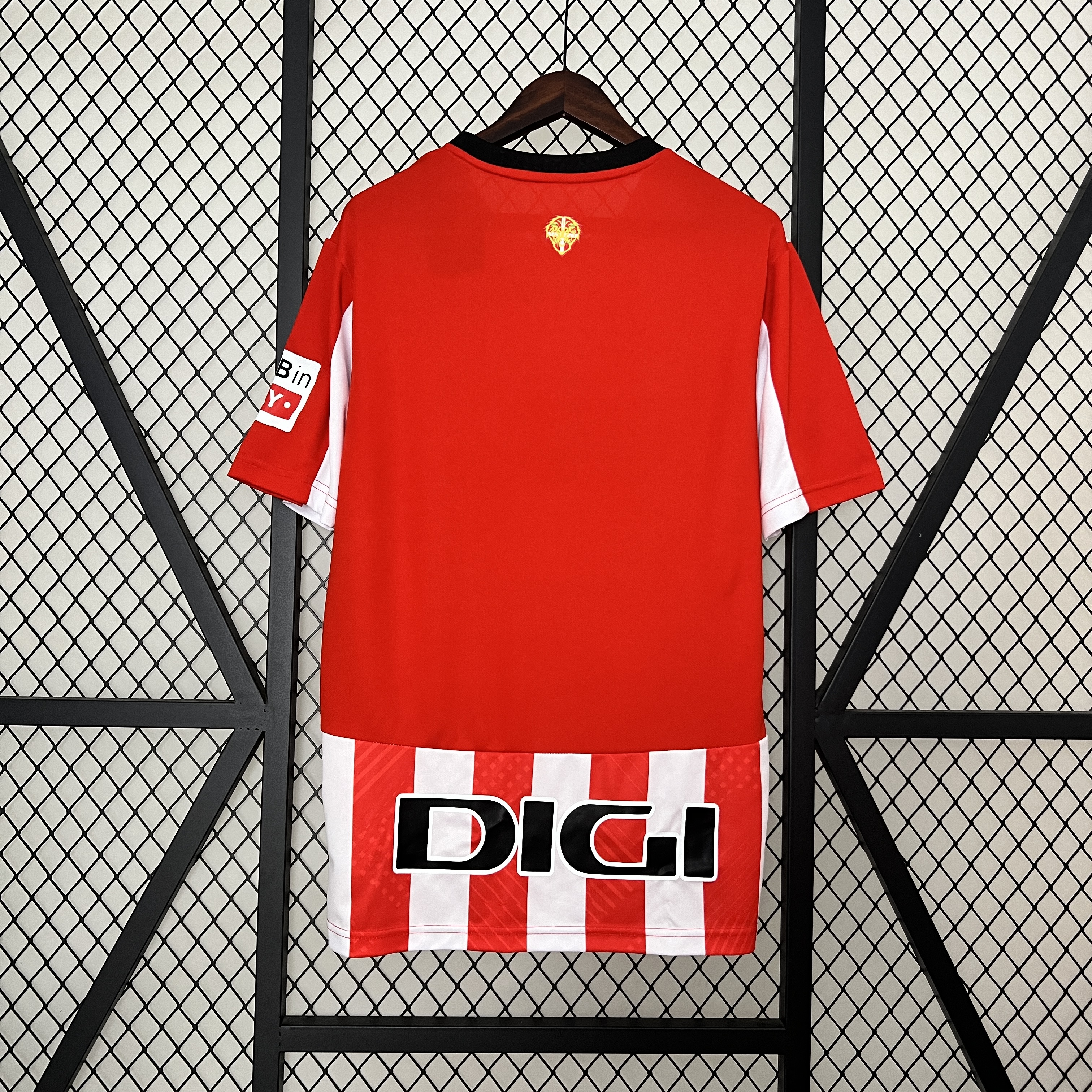 Mens Athletic Bilbao Home Jersey 2024/25 Mens Athletic Bilbao Home Jersey 2024/25 front view on display