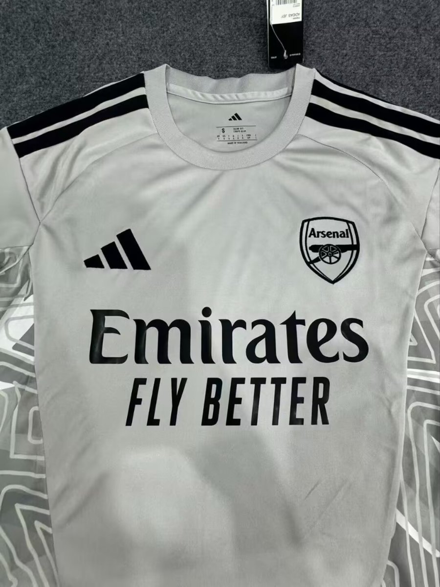 Mens Arsenal Goalkeeper Jersey Grey 2026/27 Mens Arsenal Goalkeeper Jersey Grey 2026/27
